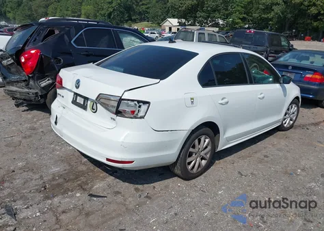2015 Volkswagen Jetta 1.8T Se из США, поврежденный, VIN 3VWD17AJ7FM235397